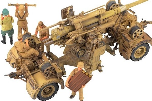 Forces Of Valor 1/32 German African Legion 88Mm Flak18 Elle Battle Alamein 1942 - Picture 5 of 10