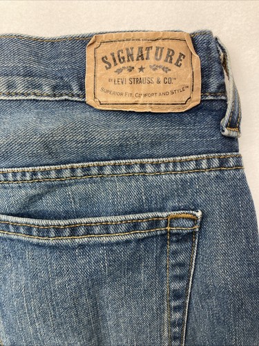 signature levis jeans men's 32x27 relaxed - Picture 10 of 11