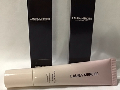 Lot of 2 Laura Mercier Pure Canvas Primer Illuminating 30ml 1 OZ New With Box