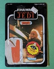 Star Wats Vintage Kenner Card Back RotJ Ugnaught 1983