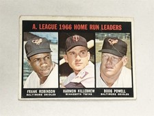 1966 HOME RUN LEADERS FRANK ROBINSON HARMON KILLEBREW BOOG POWELL #243 