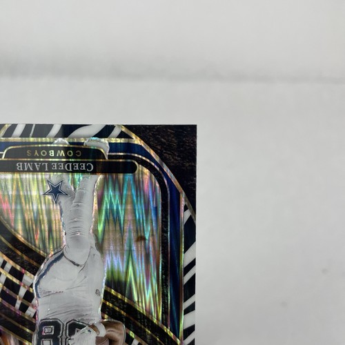 Ceedee Lamb 2024 Panini Select Fútbol Premier Nivel Zebra Prizm SSP *LEER DESCRIPCIÓN - Imagen 6 de 10