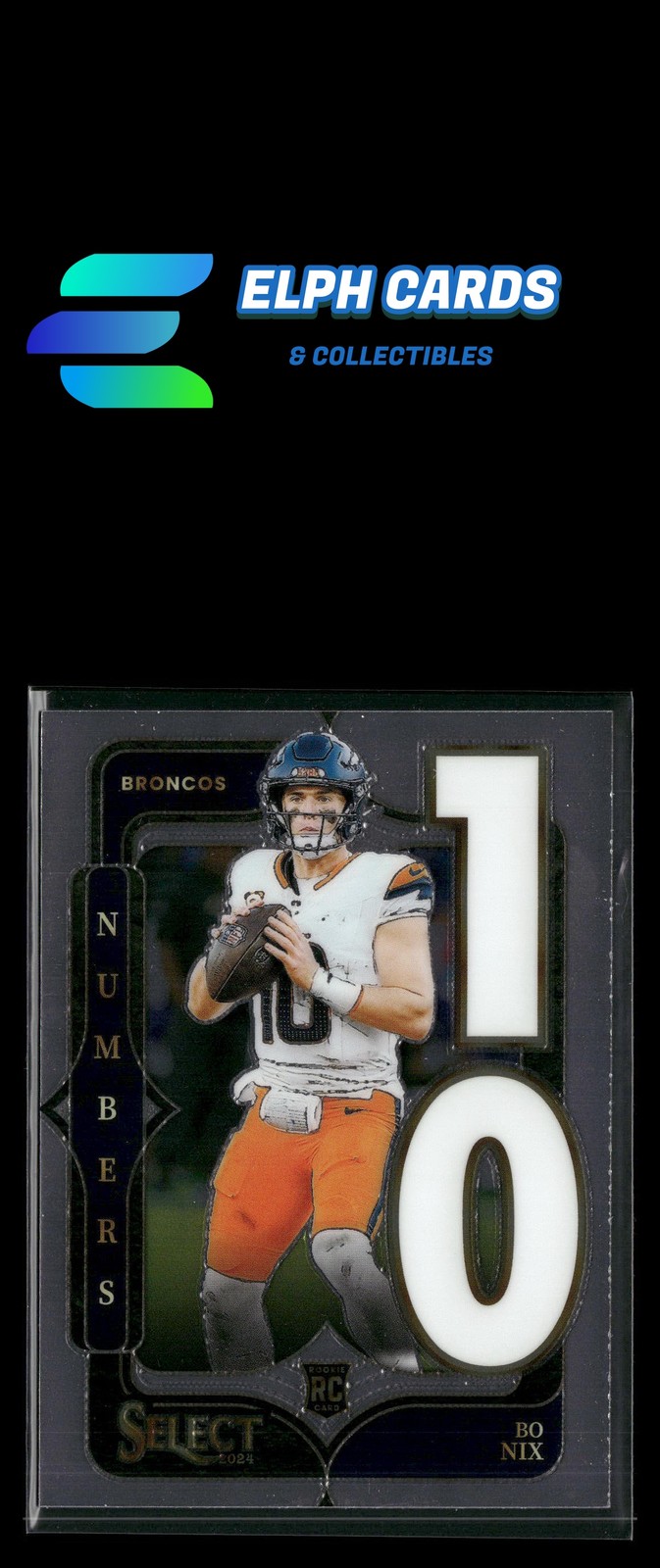 2024 Panini Select #6 Bo Nix Select Numbers
