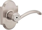 Kwikset BED & BATH AUSTIN LEVER Satin Nickel