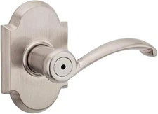Kwikset BED & BATH AUSTIN LEVER  Satin Nickel