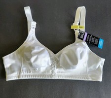 Bali Classic Support Womens White Wireless 36B Bra NWT Cool Comfort DF3820