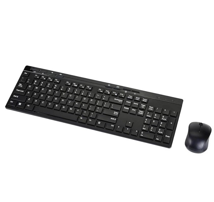 Amazon Basics Wireless Keyboard & Mouse Combo, Full-Sized, B