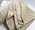 West Elm Comforter King Tack Stitch Plush Cozy Soft Taupe/Sand