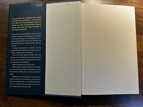Never Go Back by Lee Child (2013, Hardcover) 1st Edition - Picture 4 of 7