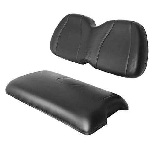  Golf Cart Seat-Front Seat Cushion & Backrest for Golf Cart Club Car Black - Picture 1 of 7
