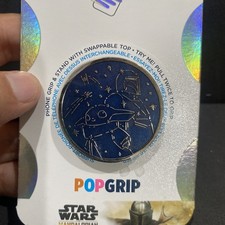 New Popsockets PopGrip- STAR WARS ENAMEL MANDALORIAN- Baby Yoda & The Protector