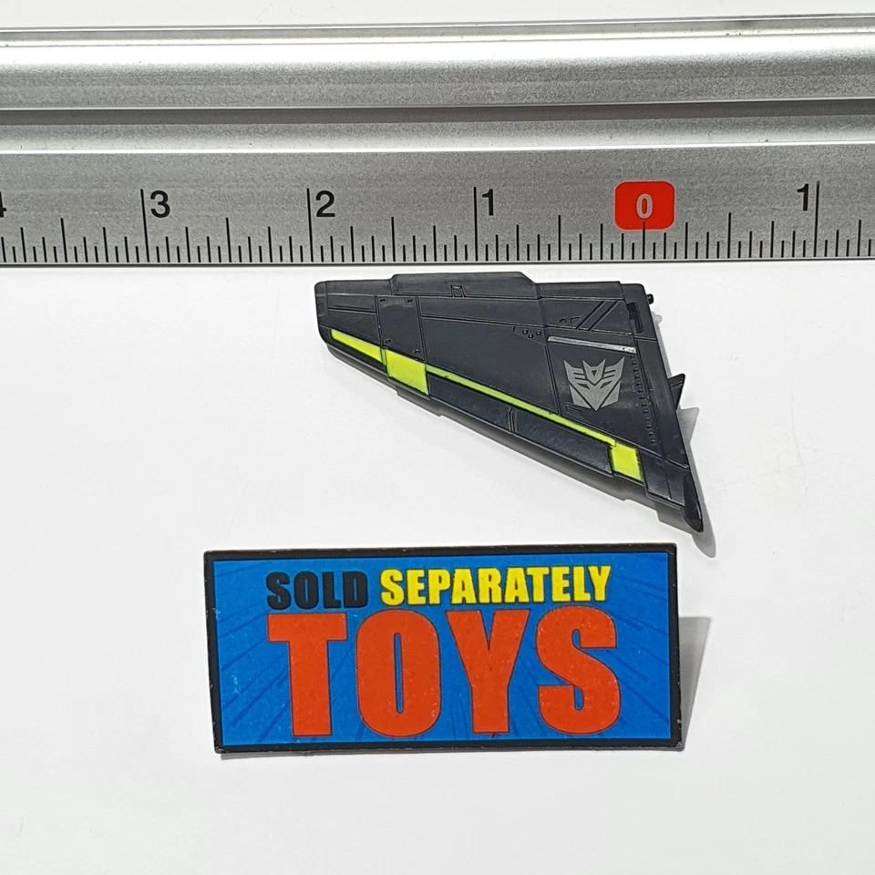 Transformers Movie Overcast LEFT WING fin accessory 2007 original part B - Image 2 of 4
