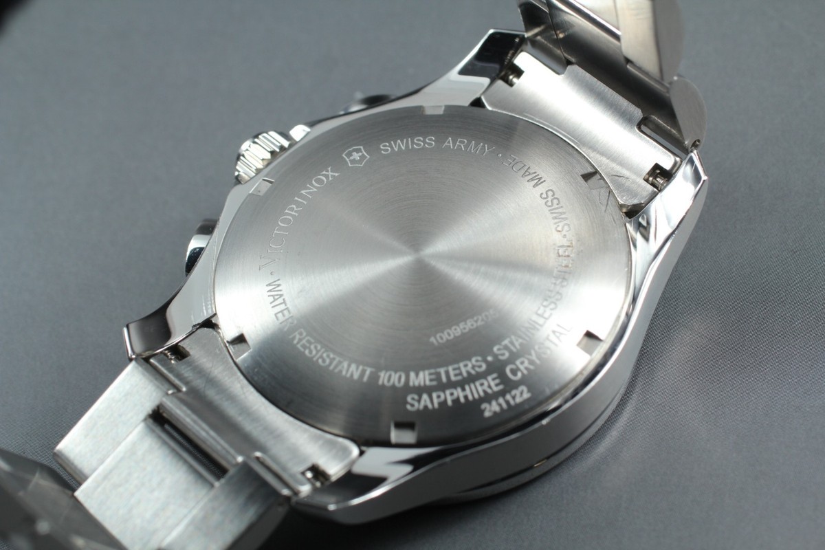 NEAR MINT] Victorinox Swiss Army Chrono Classic Black Dial 241122