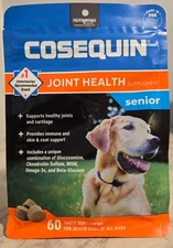 Cosequin Joint Health Soft Chews for SENIOR DOGS 60 ct