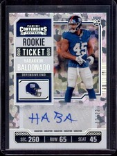 HABAKKUK BALDONADO 2023 Panini Contenders Cracked Ice RC Autograph Auto #12/23