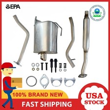 Resonator Pipe Muffler Exhaust System Kit Fits 2014-2018 Subaru Forester 2.5l