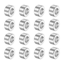 16Pcs Aluminum Spacer 10mm OD x 6.1mm ID x 5mm Length for M6 Screw