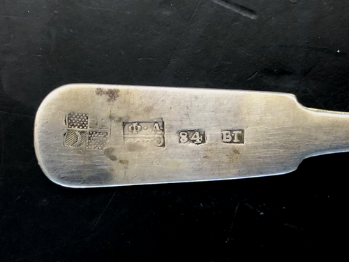 Antiguo colador de té ruso imperial de plata 84 de 1830. - Imagen 7 de 14