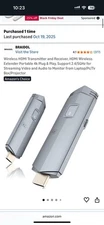 Braidol Wireless HDMI Transmitter and Receiver, 4k Plug & Play, Support 2.4/5GHz
