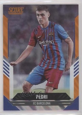 2021-22 Panini Score FIFA Orange Lava 8/99 Pedri #138 n0c
