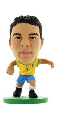 SoccerStarz Brazil International Figurine Blister Pack Featuring Thiago Silva Ho