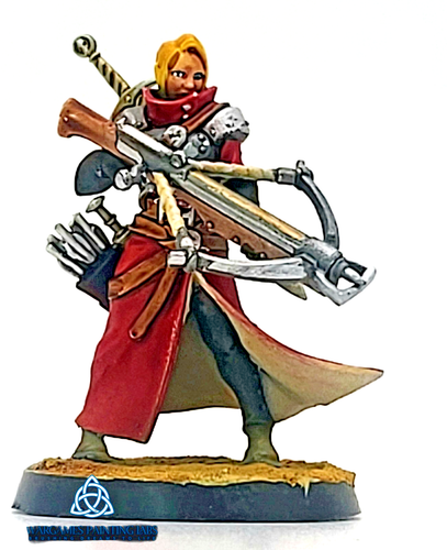 Bemalte Figur Doralia ven Denst D&D RPG Age of Sigmar Warhammer 40