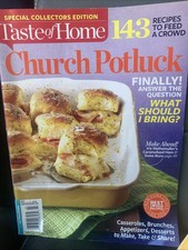 Taste of Home Church Potluck Special Collector's Edition Magazine OOP Recipes