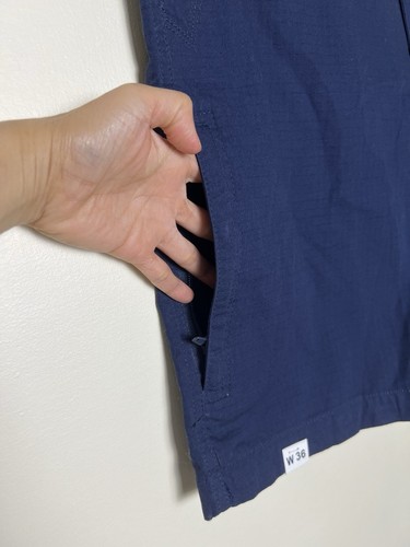 Architect Mens Shorts 36 Navy Blue 100% Cotton Casual Outdoor Utility Summer - Picture 4 of 16