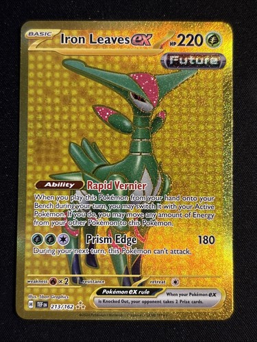 Pokemon TCG 2024 Iron Leaves ex 213/162 Sv05: Temporal Forces Holo NM/M