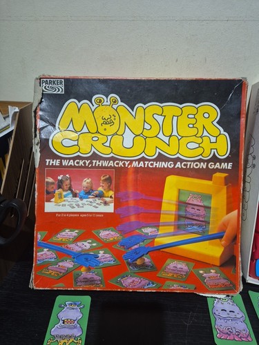 Juego de colección "Monster Crunch", Parker Brothers 1987 como en la foto - Imagen 2 de 11