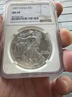 U.S. Mint 1997 American Silver Eagle NGC MS69 1 oz .999