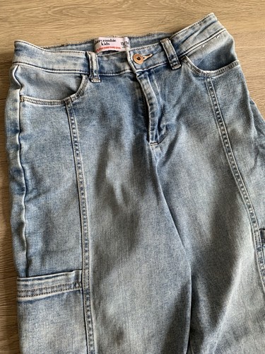 Abercrombie Kids High Rise Mini Mom Jeans Size 13/14 - Picture 3 of 9