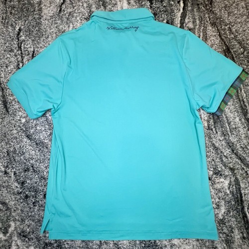 WIlliam Murray Classic Polo Shirt Mens Size XXL Golf Shirt Stretch Seafoam Green - Picture 3 of 6
