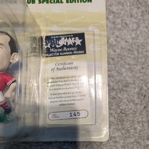 Corinthian Prostars ENGLAND Away ROONEY PRO869 COLLECTOR CLUB SPECIAL Blister - Picture 2 of 5
