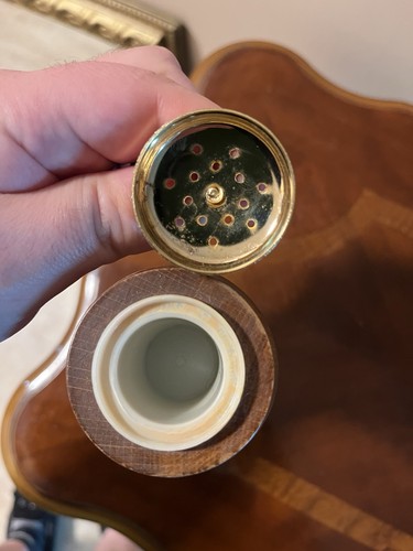 Shaker Sale Vintage Mappa del Mondo Fiorentino Made In Italy - Foto 7 di 9