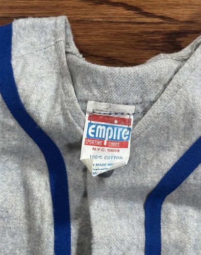 Vintage Empire Sporting Goods Brooklyn Flannel Baseball Jersey (Size M) - Picture 3 of 4