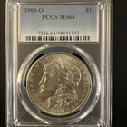 Morgan Silver Dollar 1900-O PCGS MS64 Grade