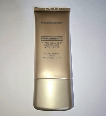 bareMinerals Skinlongevity Phyto-Viamin C  Brightening Moisturizer SPF 30 NIB