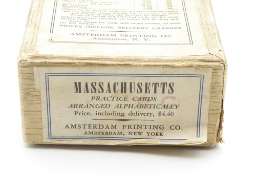 Juego de tarjetas de práctica originales de colección 1949 Amsterdam Printing Co Massachusetts - Imagen 5 de 14