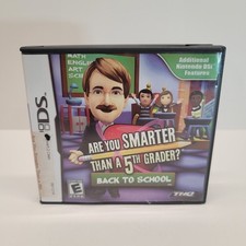 Are You Smarter Than a 5th Grader Back to School (Nintendo DS, 2010) Tested CIB