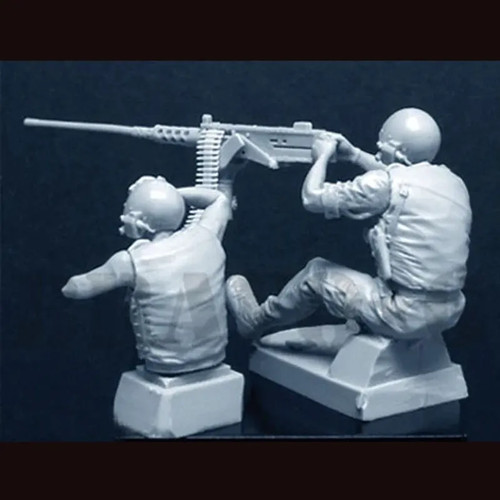 Kits de modelos de figuras de resina 1/35 tema militar dos figuras sin montar - Imagen 23 de 24
