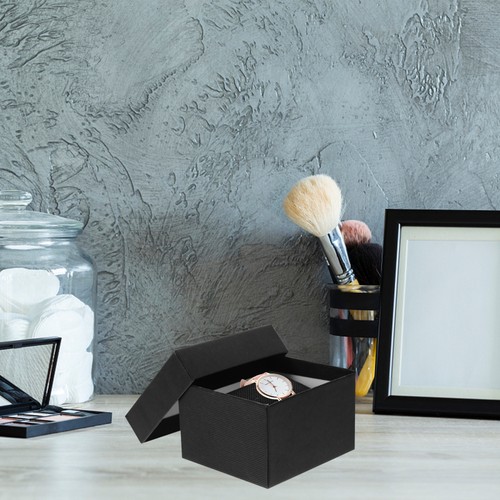 5 pz scatola vuota per orologio porta braccialetti astuccio regalo per carta gioielli - Foto 10 di 12