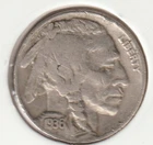 1936 US Indian Head Buffalo Nickel FULL DATE Rare 90 Year Old Collection Coin