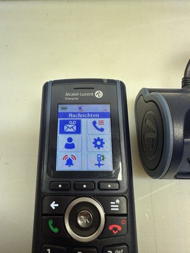 Alcatel-Lucent Enterprise DECT 8234 Słuchawka z ładowarką, bezprzewodowa, niebieska - Zdjęcie 5 z 5