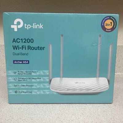 TP-Link AC1200 Archer A54 Dual-Band Wi-Fi Router/Access Point/Range Extender