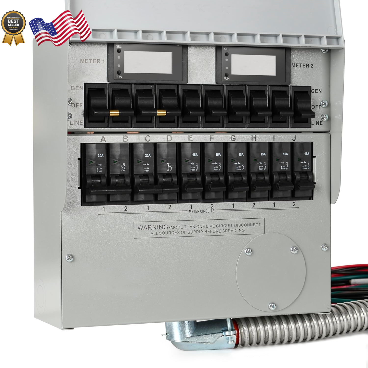 Transfer Switch 50a Pro/tran2 10-circuit 2 Manual Transfer S