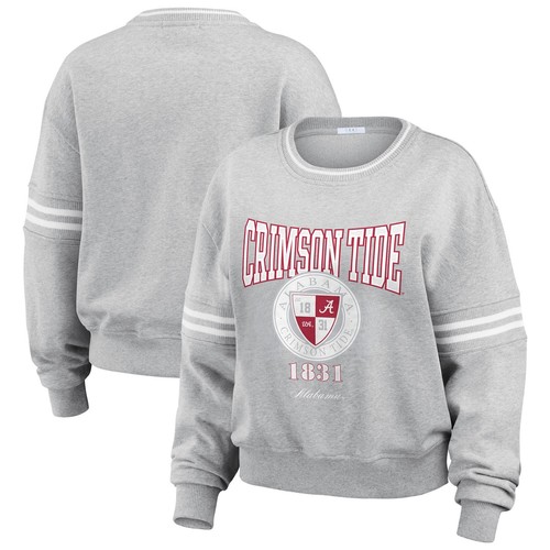 Ropa para mujer de Erin Andrews gris jaspeado Alabama carmesí marea rayas clásicas