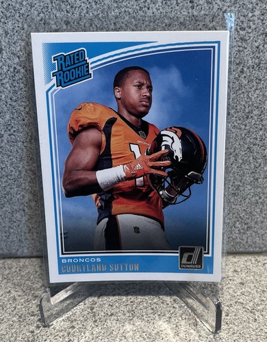 2018 Donruss - #312 - Courtland Sutton Rated Rookie RC - Denver Broncos - 第 1/2 張圖片
