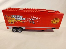 Lego Mack's Team Truck 8486 Disney Cars 100% Complete Set Lightning Mcqueen 2011