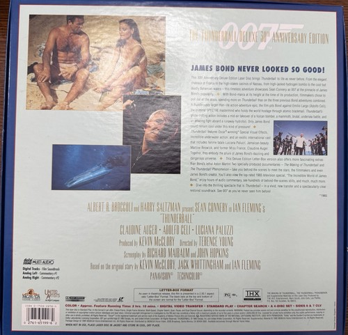 James Bond Thunderball Deluxe Collectors Edition Box Set - Picture 2 of 4